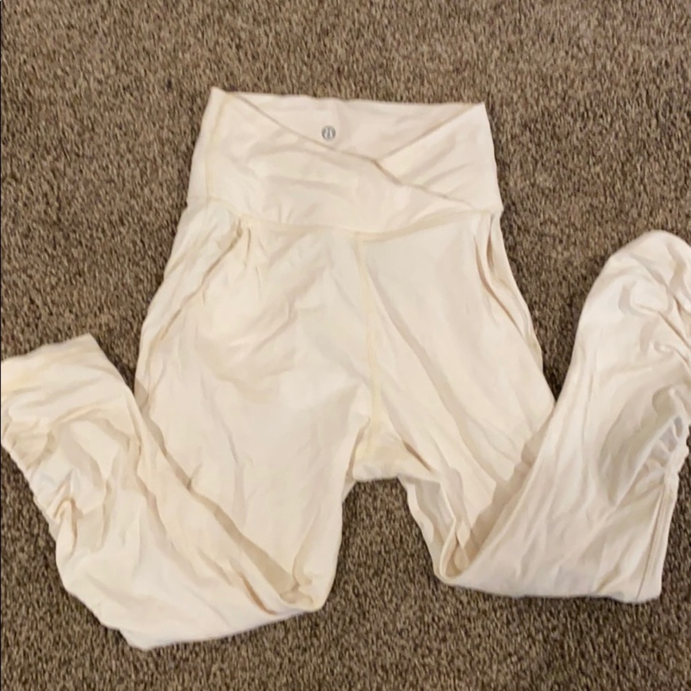 Crop legging high and low rise